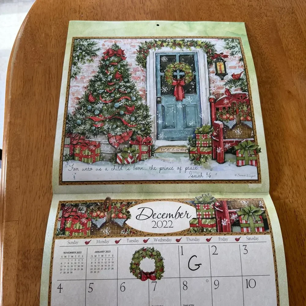 Lang Bountiful Blessings Calendar 2022 Susan Winget Art Birds Scripture Verses